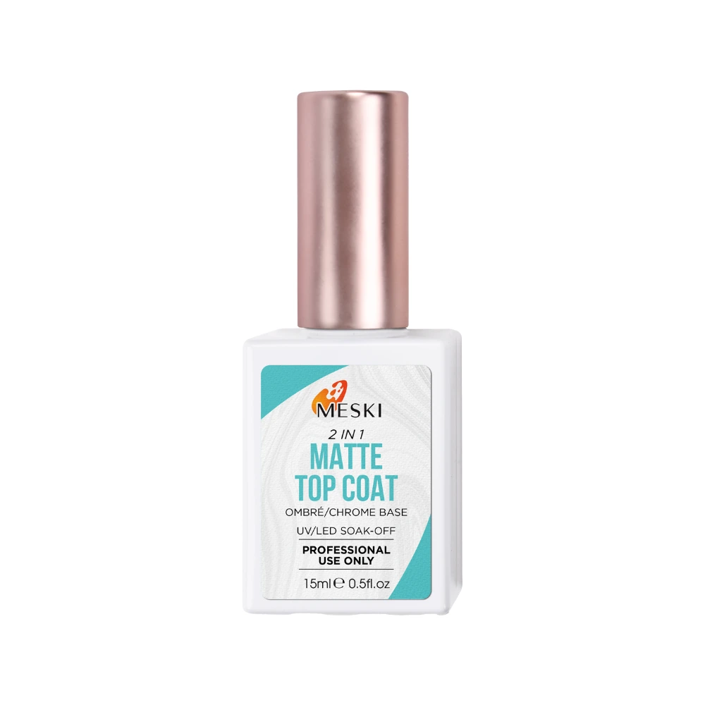 Meski Nail Nail care Beauty Product - 2 in 1 matte top coat